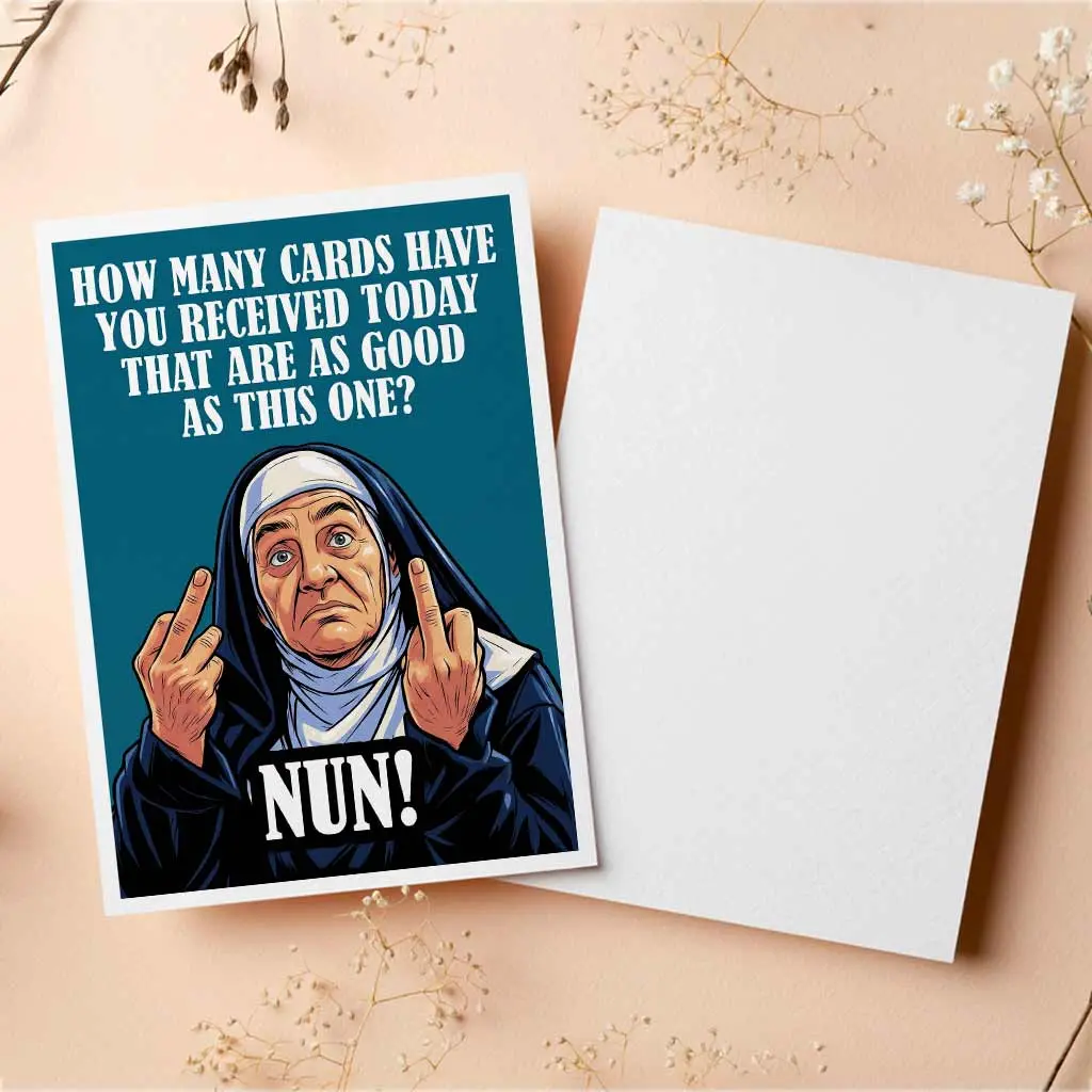 [5x7inch Envelope Included] Funny Rude Birthday Card, Offensive Humour Card, How Many Cards Are This Good, Adult Joke Card, Cheeky Birthday, Best Friend Gift, Blank Inside with Envelope - scs18340