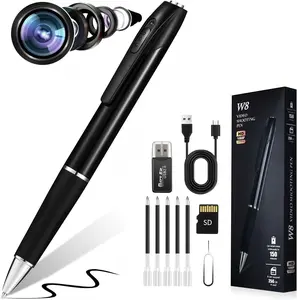 1080P Mini Camera HD Camera Pen  Nanny Cam Mini Security CamerasPen Camera for Important Momen Portable Recording
