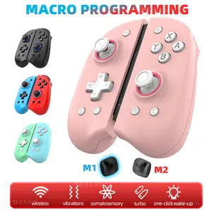 Switch Controllers for Nintendo Switch/OLED Controller, Switch Wireless Pro Controller One-Piece Joypad Console Joystick Turbo Customizable Macro Adjustable Gaming Accessories