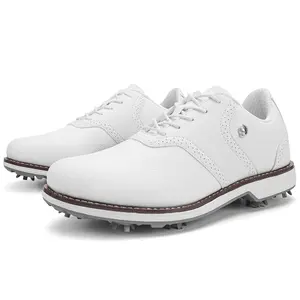 Thestron K06 Professional Golf Shoes Men's Golf Shoes Men's Business Casual Shoes- Waterproof Breathable Design with Enhanced Traction & Comfort