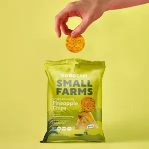Pineapple Chips - 1 Ingredient, Baked Not Fried, No Added Sugar, Non-GMO | GoodSAM Small Farms