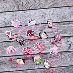 1 Piece Love Vibes Straw Topper