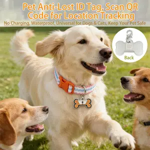 Pet Dopamine Collar, Non-Strangling Design, Includes Tracking Tag, Comfortable Pet Accessory, Ideal for Daily Use
