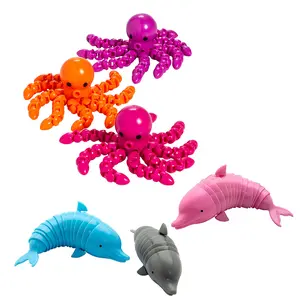 Sea Life Articulated Fidget Toys - 24 Pc.