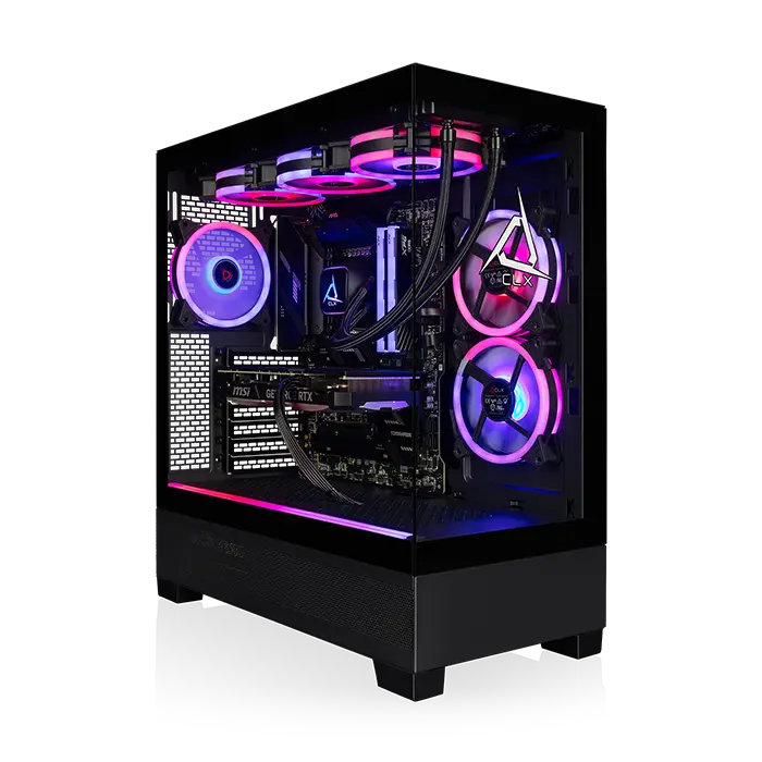 CLX SET RYZEN 7 9700X Gaming Rig with NVIDIA GeForce RTX 4070 Super, AMD Ryzen 7 3.80GHz, AMD B840 Motherboard, 32GB DDR5 RAM 5600MHz, Windows Compatible