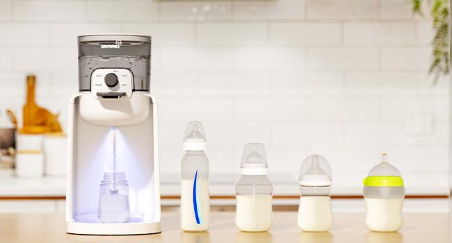 GROWNSY Instant Baby Bottle Warmer, Precise 4 Temperatures Control | Night Light, Midnight Feeding | Warm Water Dispenser for Formula in Seconds | 72H Smart Thermostat, Easy Keep Warm, Mom's Best Choice