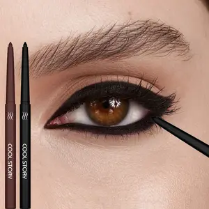 2pcs Waterproof Colorful Eyeliner Gel Pen, Rich Pigment, Precise Definition, Long-Lasting Wear, Longwear Eye Liner, Perfect for Daily Makeup & Special Occasions, Wing Eyeliner, Eye Makeup Products