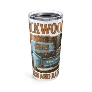 Backwoods Truck Dogs Tumbler 20oz | Chevy Pickup Rustic Country