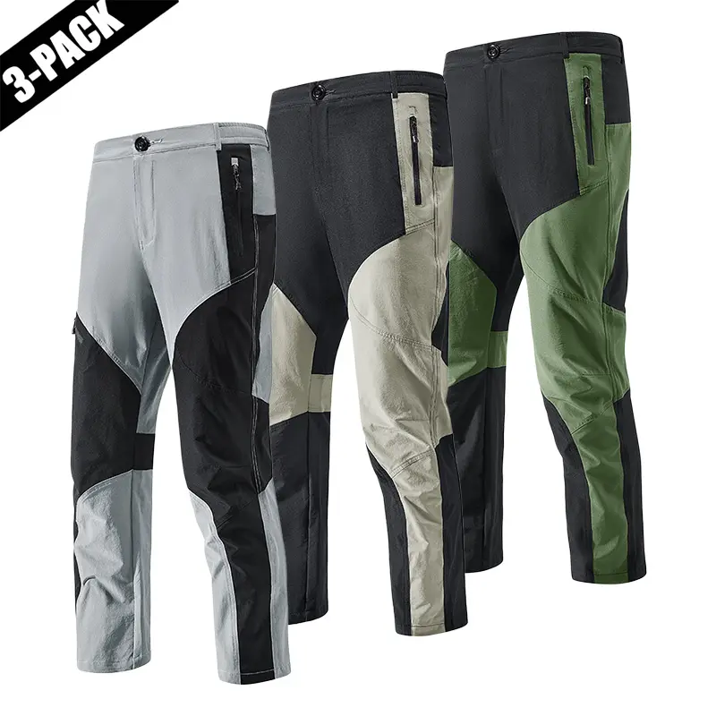 3 durable outdoor hiking and multi-pocket casual pants—hiking pants, trekking pants, mountaineering , backpacking pants, technical hiking pants