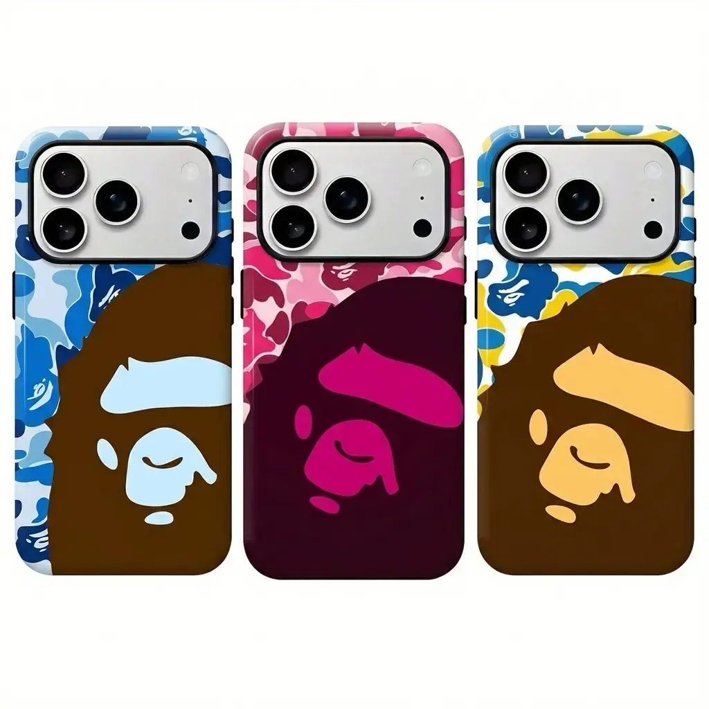 BAPE Ape Head Phone Cases Suitable for