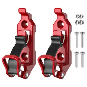 SummerVibes 2 Pcs Shovel Holder for Truck, Heavy Duty Shovel Mounts for Roof Rack, Quick Release Axe Holder Mount Kit, Metal and Rubber Car Accessories/ Garage Storage/ Truck/ Wall Mounting Brackets