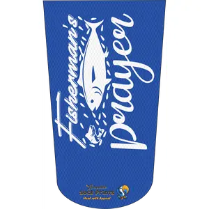 Amputee Sock "Fishermans Prayer RView V1", Prosthetic Limb Sock, 3ply Stump Sock