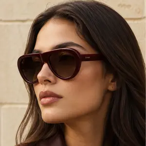 DIMA Aggie Oval Frame Sunglasses – Timeless Unisex Retro Look with UV400 Lenses for Daily Wear & Outdoor Fun , Timeless Unisex Vintage Style, Lightweight Frame, Stylish Everyday Shades | Value Pack for Stock Up | Limited Time Buy 2 Get 1 Free tiktokshopsp