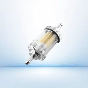 Retro Copper Core Gasoline Filter Aluminum Alloy Oil Cup Motorcycle Fuel Filter Parts