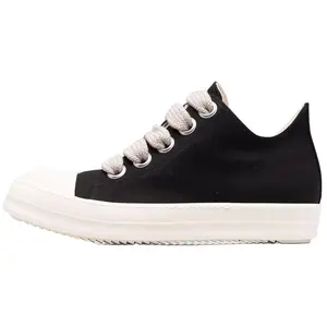 Rick Owens DRKSHDW Low-Top Sneakers for Men in Black Trending Shoes, House White Official Shoes to Get / Maison Mihara