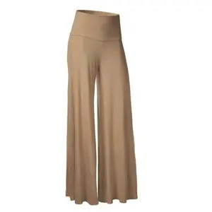 Ice silk drape wide leg pants, plus size yoga pants, fitness loose pants