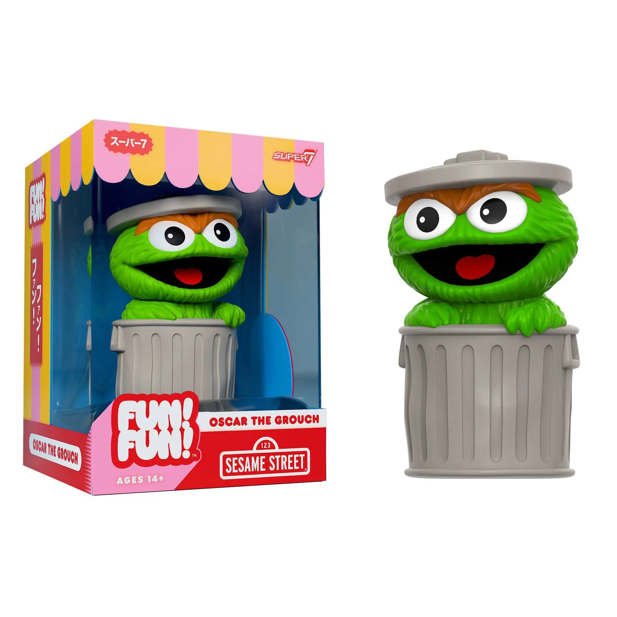 Super7 Sesame Street FUN! FUN! Wave 01 - Oscar the Grouch
