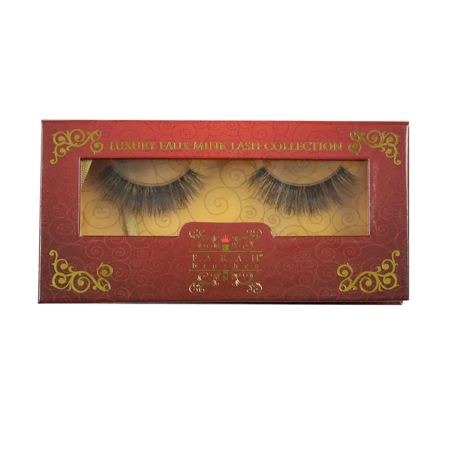 F.A.R.A.H Luxury Faux Mink Lash Collection Eyelashes - Korean Makeup Cosmetic for Eyelash Extensions