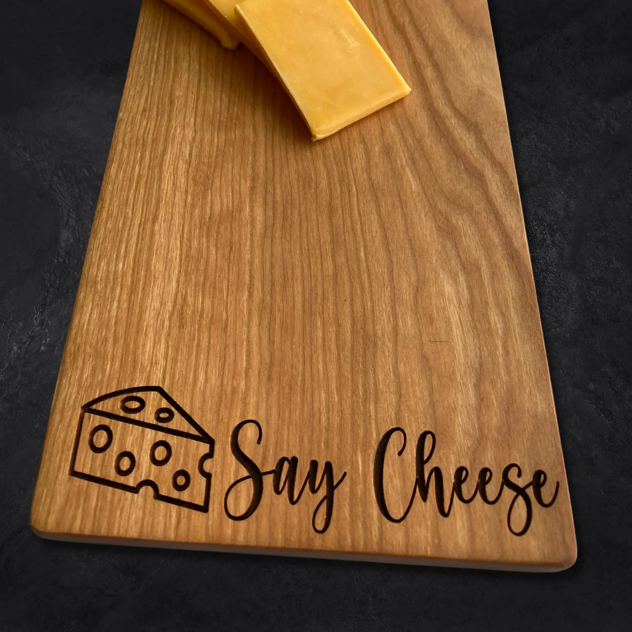 Say Cheese! Hardwood Cheese Board