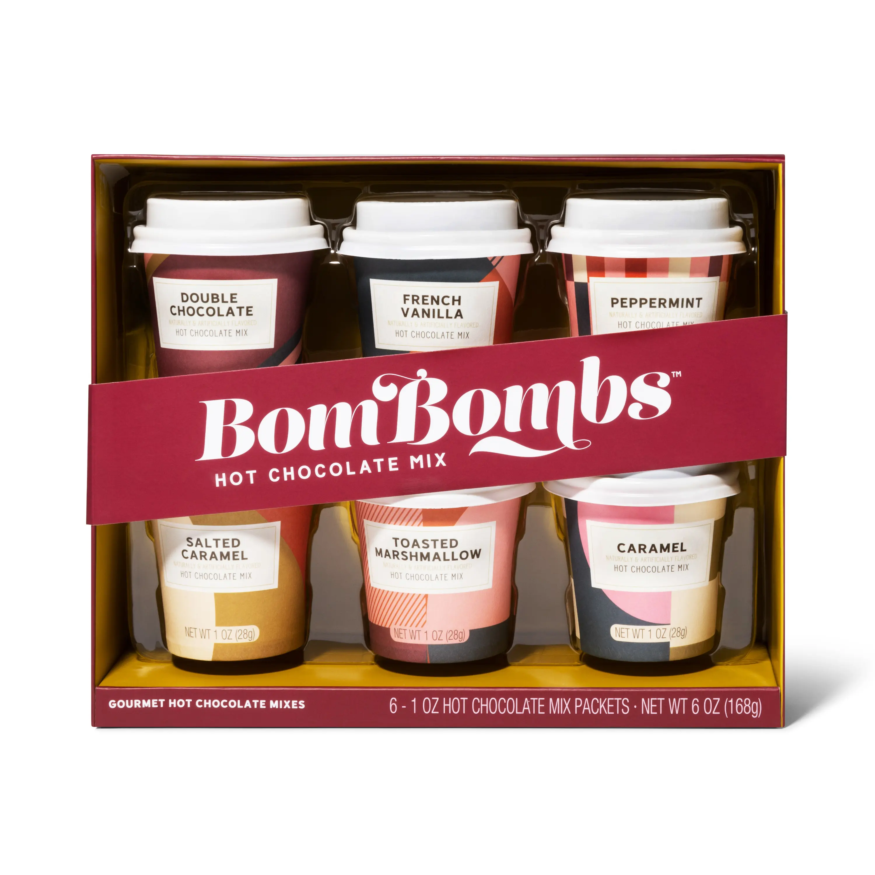 BomBombs Mini Hot Chocolate Mix Gift Set of 6