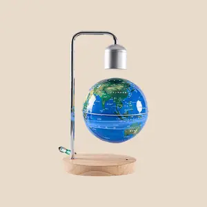 Magnetic Levitation Globe Ornament - Levitating Tech Art Craft, Minimalist Home Decor for Living Room Desktop (Home Supplies Statues & Figurines)