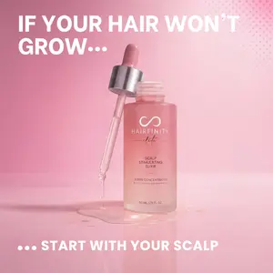 Hair Growth Scalp Elixir – Supports Thicker, Fuller Hair & Edges (Lightweight, Non-Greasy)