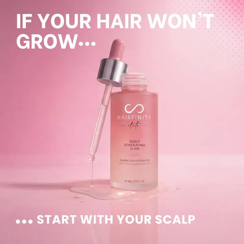 Hair Growth Scalp Elixir – Supports Thicker, Fuller Hair & Edges (Lightweight, Non-Greasy)