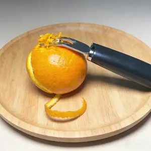 2pcs/3pcs Premium Grooved Lemon Peeler Bar Tool,Lemon Peeler