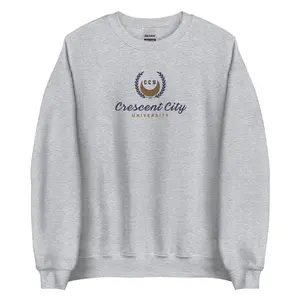 Crescent City University embroidered Sweatshirt | Bryce Quinlan | Crescent City Lunathion Hoodie | Bookish Gift | Crescent City Merch