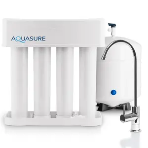 Premier Advanced Series | 4-Stage Reverse Osmosis Water Filtration System with NSF Certified Lead-Free Chrome Faucet, 75 GPD