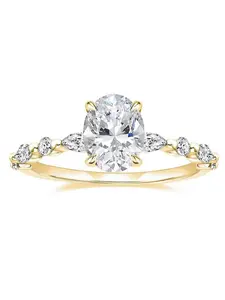Eternal Embrace Promise Ring Wedding Ring Engagement Stacking Ring Elegant Bridal Set Copper Material Zircon Ring Jewelry Copper Strap Stackable