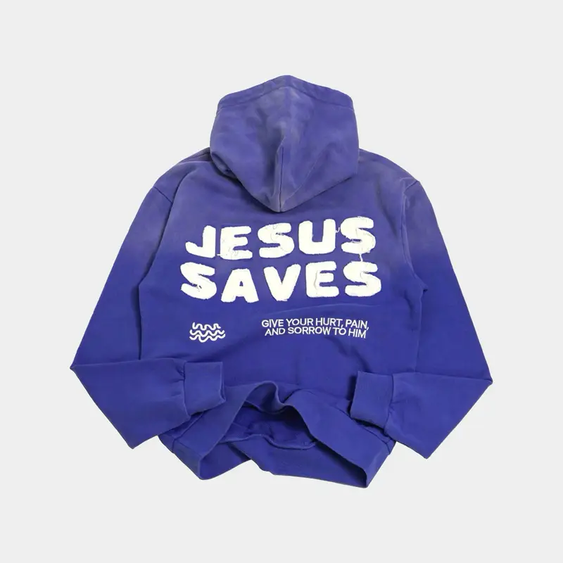 JESUS SAVES Premium Heavy Hoodie
