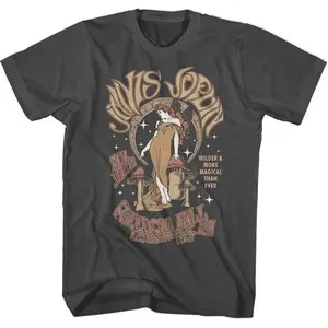 Janis Joplin Fairy and Moon Smoke T-Shirt Menswear Top