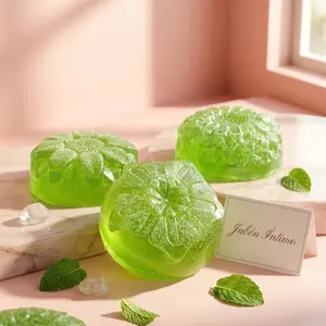 Handmade artisanal Mint and alum decorative stone