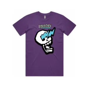Purple Legendary Supplements Skull Logo Shirt