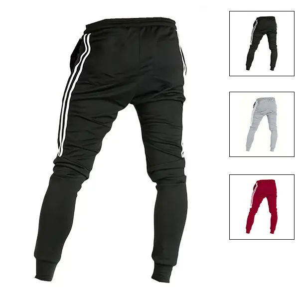 Men's Side Stripe Design Sweatpants Below the Ankle Combining Casualness and Comfort Must Have for Solo Outings Men's Side Stripe Design Sweatpants Below the Ankle Combining Casualness and Comfort Must Have for Solo Outings
