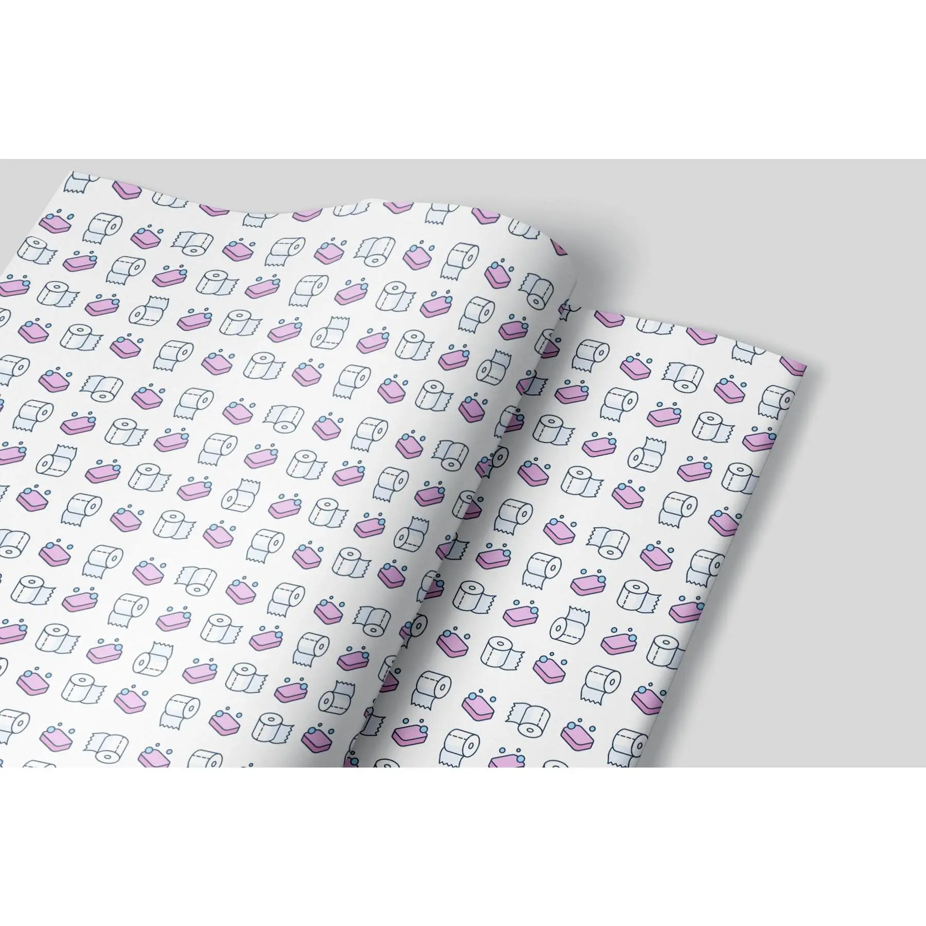 Premium Weight Wrapping Paper - Set of 3 Sheets, 20x29 in, Printed on 70# Uncoated Text Paper
