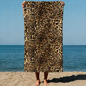 Minimalist Zen Art Graphic Beach Towel | Sand-Free Quick-Dry Microfiber | Aesthetic Compact Travel Towel