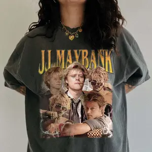 JJ Maybank Outer Banks Comfort Colors T-shirt, Unisex Tops For Men- For Women, Y2K 90s Retro Movies Bootleg Tshirt, Soft Fit Fabric Prints Cotton Top