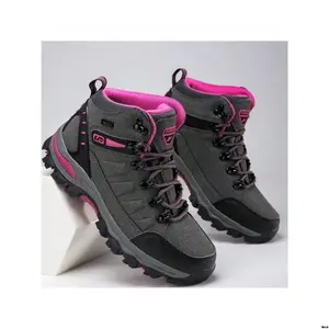 Mujeres Para Trabajo De Botas Boots Ankle Anti-Slip Work Shoes Safety Women's 2023 Boots Hiking Waterproof Women's Boots Women's(Raincoats)
