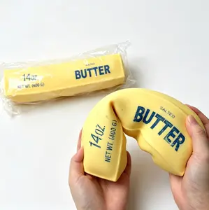[Dealsforyou] Butter Squishy Toy - Soft Slow-Rising Smushers Ball, Restocked Sensory cute Fidget Stress Relief desk Toy (No Net) for Kids, Hot-Selling TikTok Shop Gift, DFYD mid-year sale