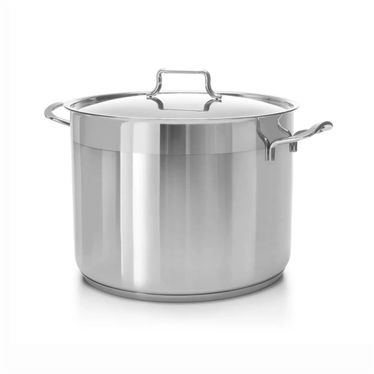 Hascevher H9 Classic Stockpot - 9 qt, 18-in x 10-in Non-Toxic Stainless Steel Round Pot with High Polished Handles, Lid, Oven-Safe Deep Cooking Pot for Induction Stoves