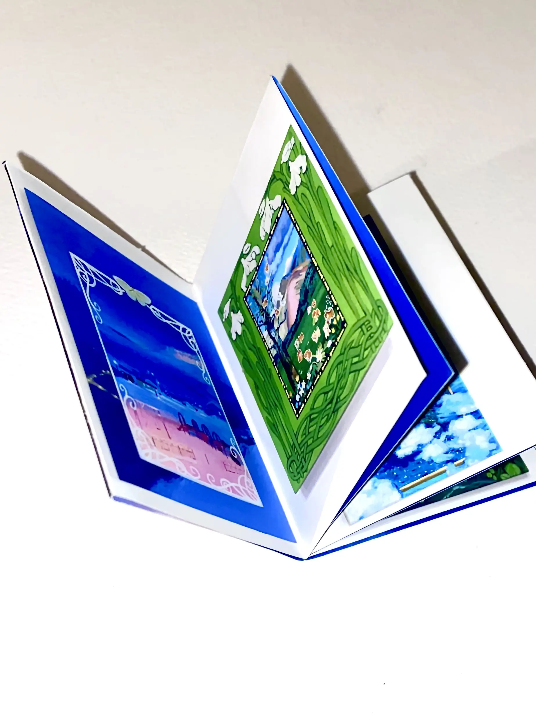 Cascadia Zine: Dream Portal Paintings, Hand Assembled Booklet
