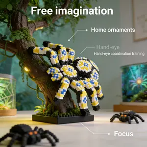 Forest Spider Series Creative Building Model, 1184pcs, Original Authentic, New 2026 Design, Gift Idea, Enhance Hand Skills, Home Decor