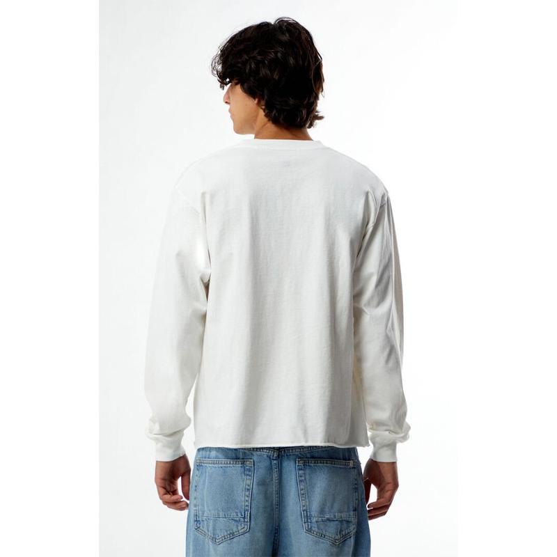 Pacsun Men's Cropped Premium Long Sleeve T-Shirt