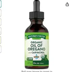 Nature's Truth Oil of Oregano Organic Liquid Drops | 2 fl oz | Mediterranean and Wild Oregano Supplement | Non-GMO & Gluten Free