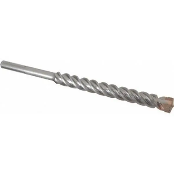 DeWALT Single Carbide-Tipped SDS-Max Shank Rotary & Hammer Drill Bit - 1-1/8" Diam, 10" Usable Length, 15" OAL, Model DW5821, Construction Tool for Concrete Drilling, Concrete Users (Inch Measurements)