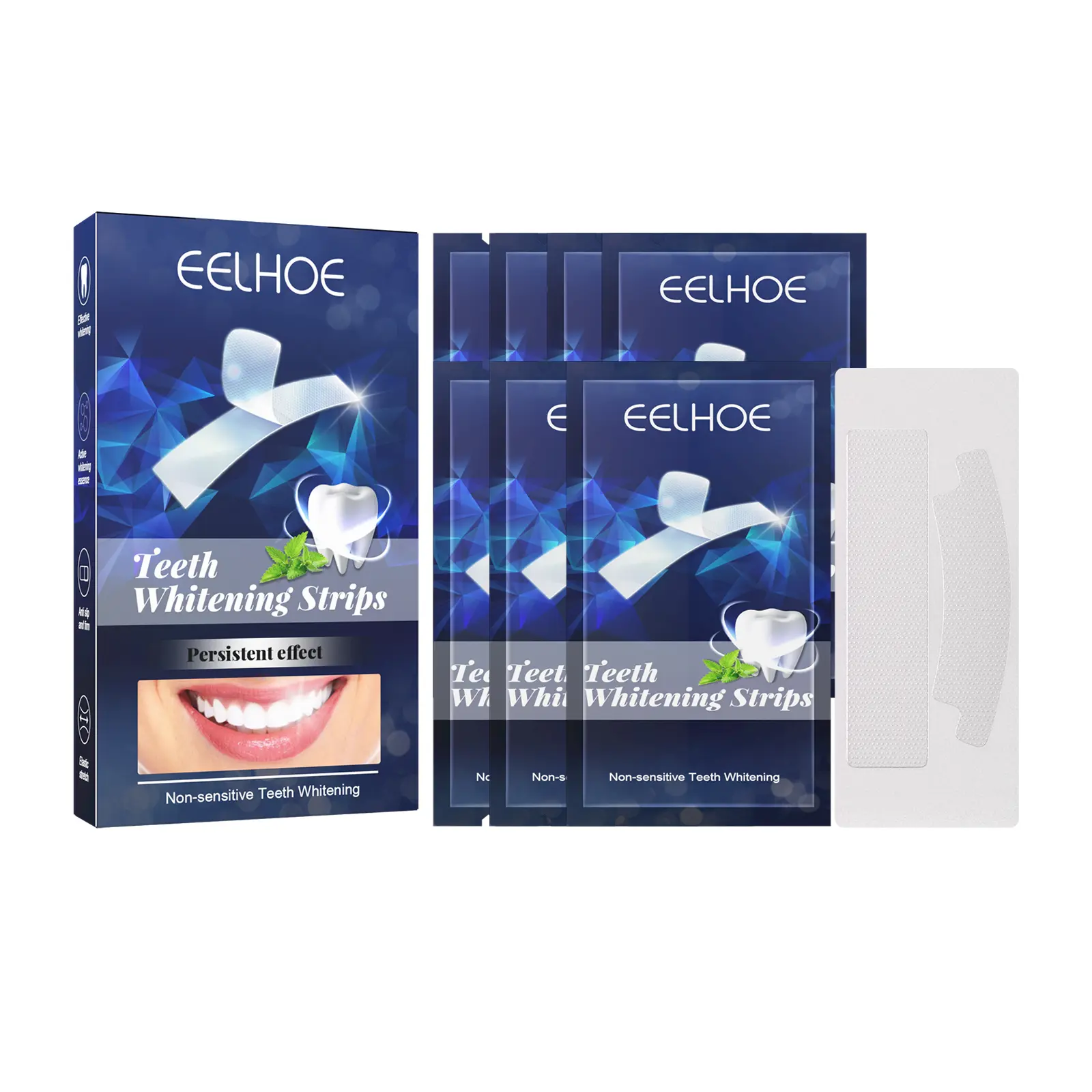 Teeth Whitening Strips Professional Grade - Enamel Safe Brightening Treatment For Daily Use I7PCS