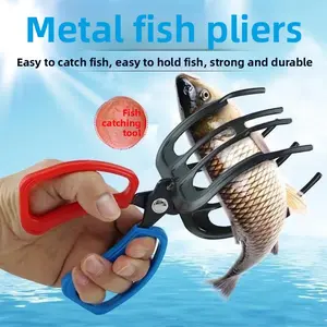 Multi-functional fish control pliers, a fish-catching tool that keeps hands clean, anti-slip fish clamping pliers, a special metal fish-catching clamp for fishing control