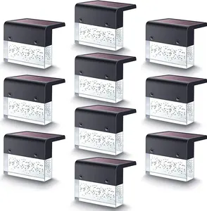 Waterproof New RGB LED Solar Light Step Fence Light Waterproof New RGB LED Solar Light Step Fence Light